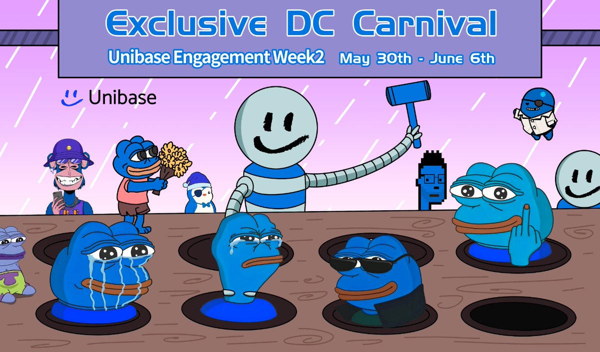 Dive into this thrilling week ahead with <a href="/Unibase_io/">Superwoman</a>

Unibase Engagement Week 2
📅 May 30th - June 6th
🎁Cash Rewards 
🎡 DC Level-Up Event

How to participate:
- Chat frequently in the server ⁠ ⁠😘｜main-chat.
- Share your insights with your fellow members on a daily basis and