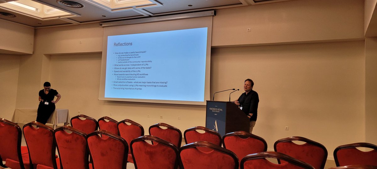 Heiko Paulheim (@heikopaulheim) on Twitter photo Quo vadis, #KnowledgeGraphs and #LLMs? #eswc2024 thanks for running these really fascinating sessions, <a href="/pgroth/">Paul Groth</a> and <a href="/esimperl/">Elena Simperl</a>! Quo vadis, #KnowledgeGraphs and #LLMs? #eswc2024 thanks for running these really fascinating sessions, <a href="/pgroth/">Paul Groth</a> and <a href="/esimperl/">Elena Simperl</a>!