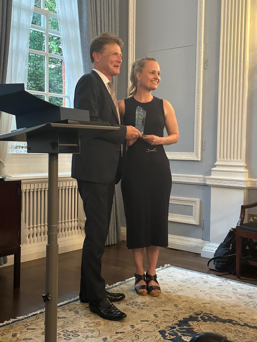 Many congratulations to one of my Rabbithole Detectives cohosts @CatJarman on gaining the Nordic Person of the Year award yesterday at the Norwegian Embassy. I had the privilege of sitting next to a wonderful man - a 102-year-old Norwegian fighter pilot from WW2. 🇳🇴 🏴󠁧󠁢󠁥󠁮󠁧󠁿