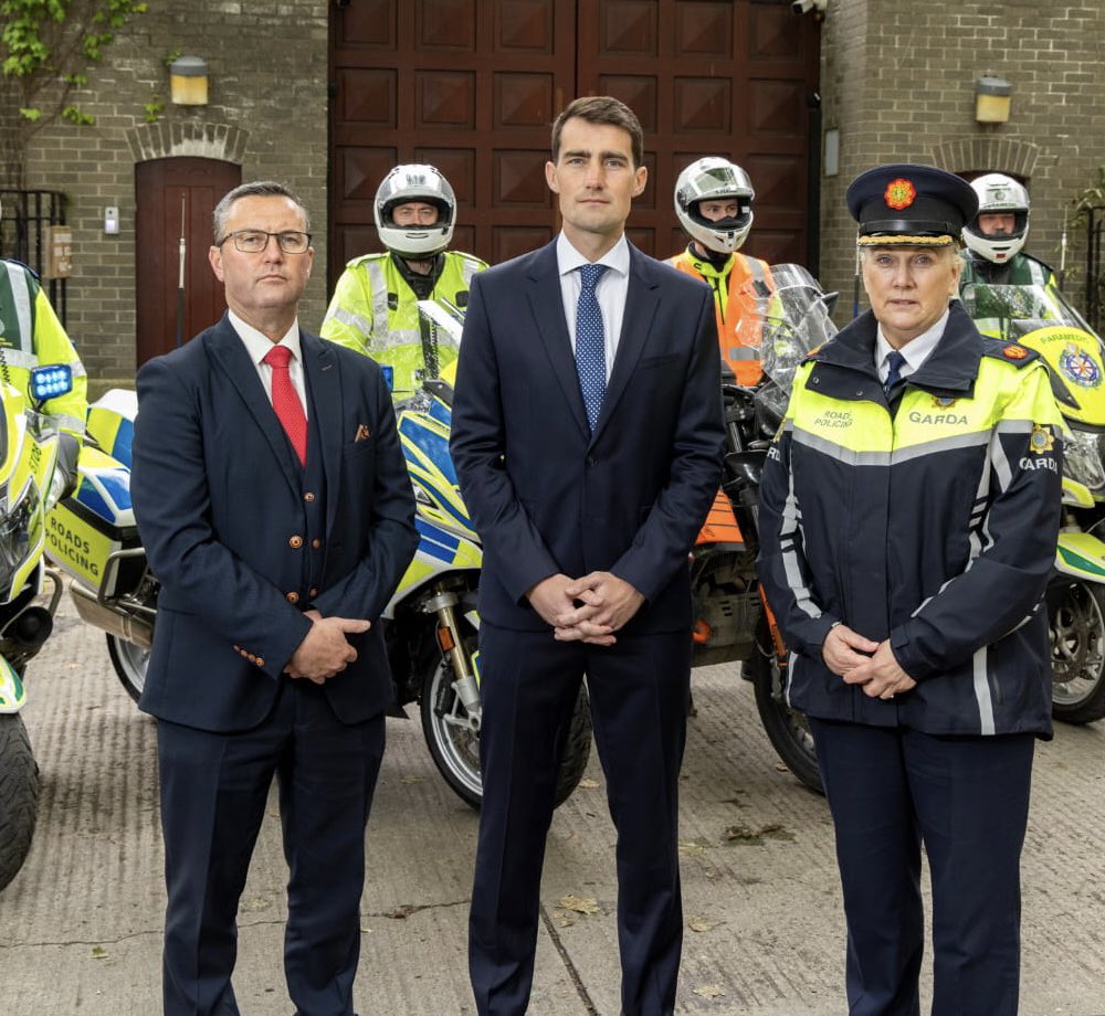 Mandatory drug testing for serious road collisions is now in place ahead of the June bank holiday weekend. Today I joined with colleagues from @RSAIreland & @GardaTraffic to call on motorists to be aware of vulnerable road users during the summer months
