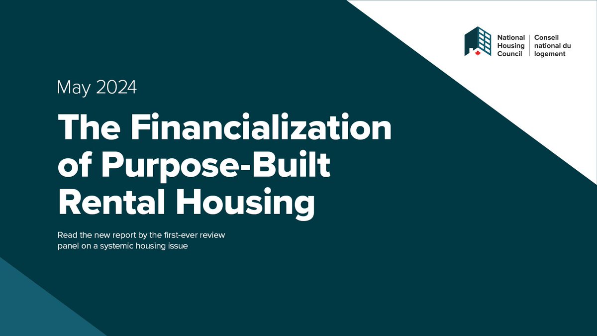 The National Housing Council (@en_nhc) on Twitter photo NOW AVAILABLE! The review panel report on the Financialization of Purpose-Built Rental Housing is now live on the <a href="/EN_NHC/">The National Housing Council</a> website. This report marks the conclusion of the first-ever review panel on a systemic #housing issue. 🏠 Read it here: bit.ly/3X0DnQ9 NOW AVAILABLE! The review panel report on the Financialization of Purpose-Built Rental Housing is now live on the <a href="/EN_NHC/">The National Housing Council</a> website. This report marks the conclusion of the first-ever review panel on a systemic #housing issue. 🏠 Read it here: bit.ly/3X0DnQ9