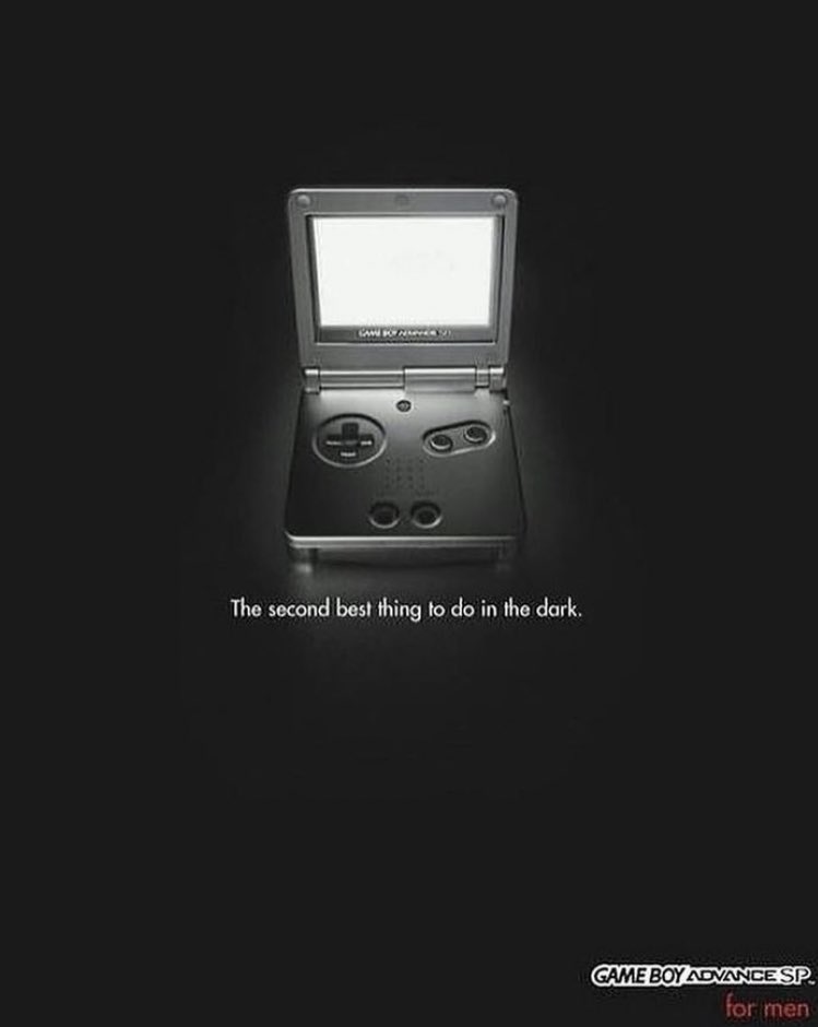 Nintendo Gameboy Advanced SP Ad (2003)