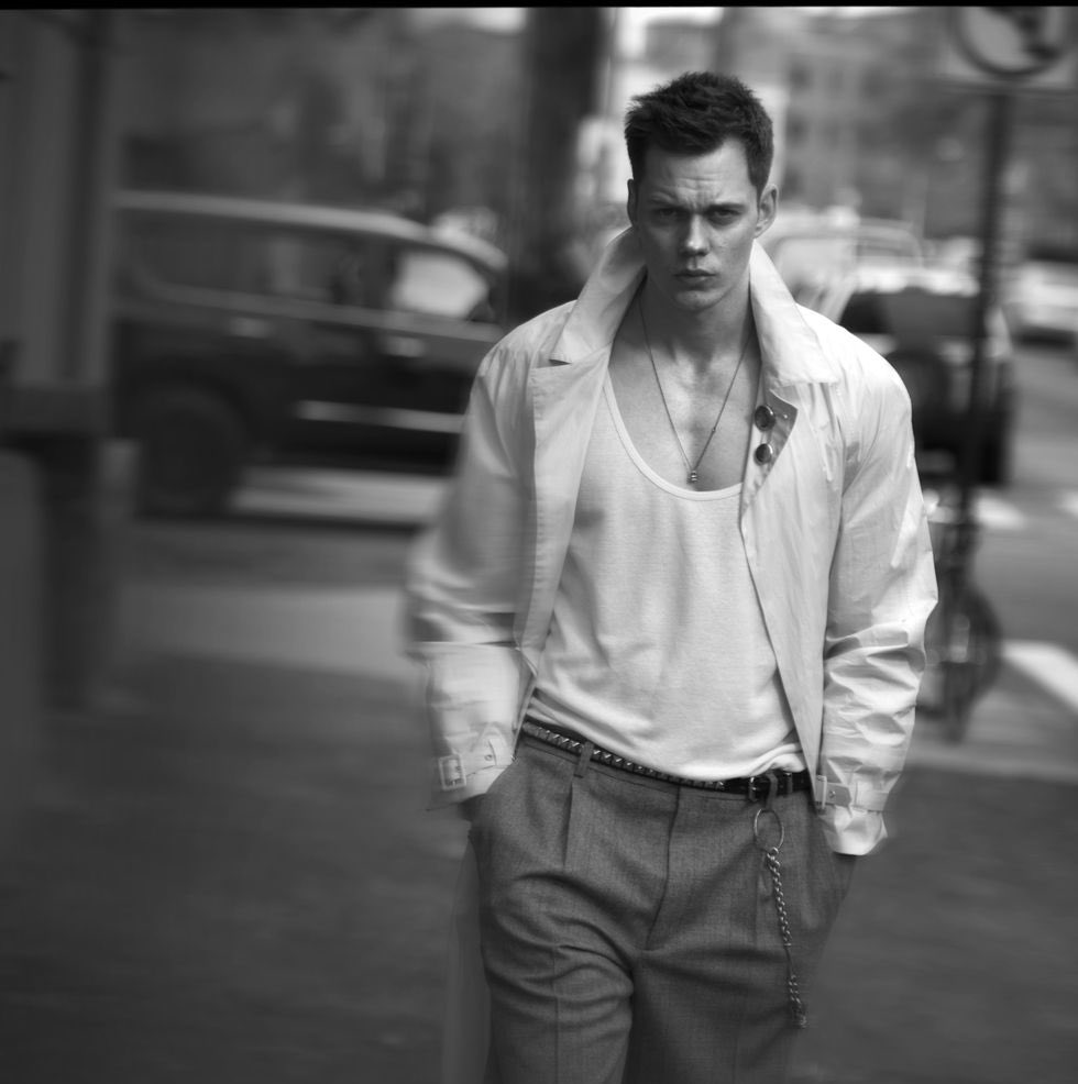 Bill Skarsgård photographed by Norman Jean Roy for Esquire