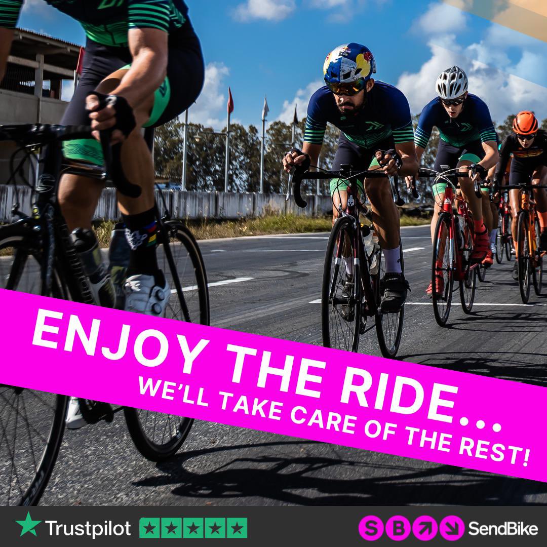 Enjoy the Ride, We’ll Take Care of the Rest! 🚴‍♀️ 
Focus on your adventure and leave the bike shipping to us.  From doorstep pickup to safe delivery, we ensure your bike arrives on time and in perfect condition. 
Ride on and let us handle the details! 🌍✨ 
#BikeShipping #SendBike