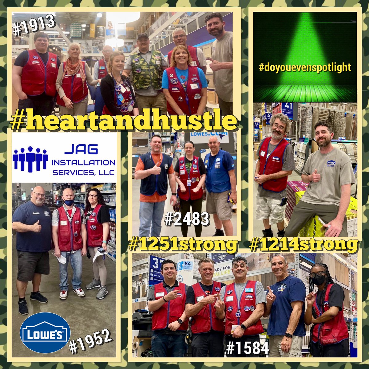 “It’s the moment you think you can’t, that you can.”#celinedion

#BuildingConfidence drives the “I think I can” attitude! #Lowes #specialtyspotlight provides the platform for our #region18 #teams to perfect it. JAG’s #partnerships keep #winning!