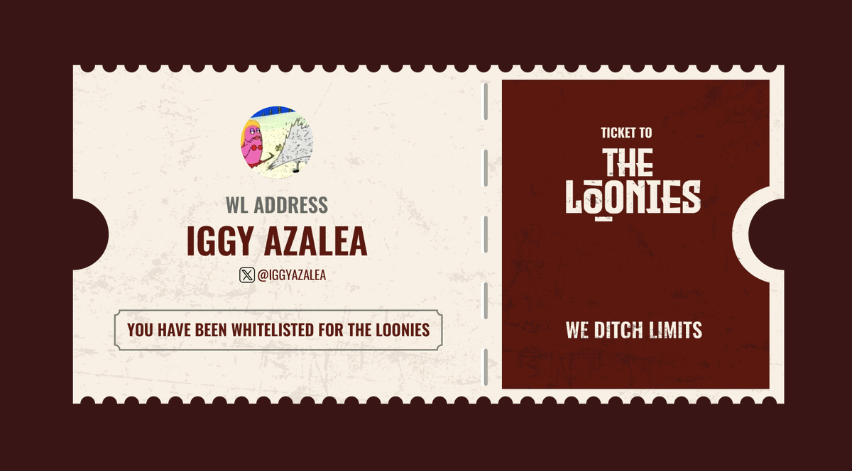 Since mommy is 👣 in to web3, @theloonies_nft probably have some art ready to vibe with your persona

TLDR; We're minting soon on @Aptos btw 😛

@IGGYAZALEA WHAT'S STOPPIN' YOU?