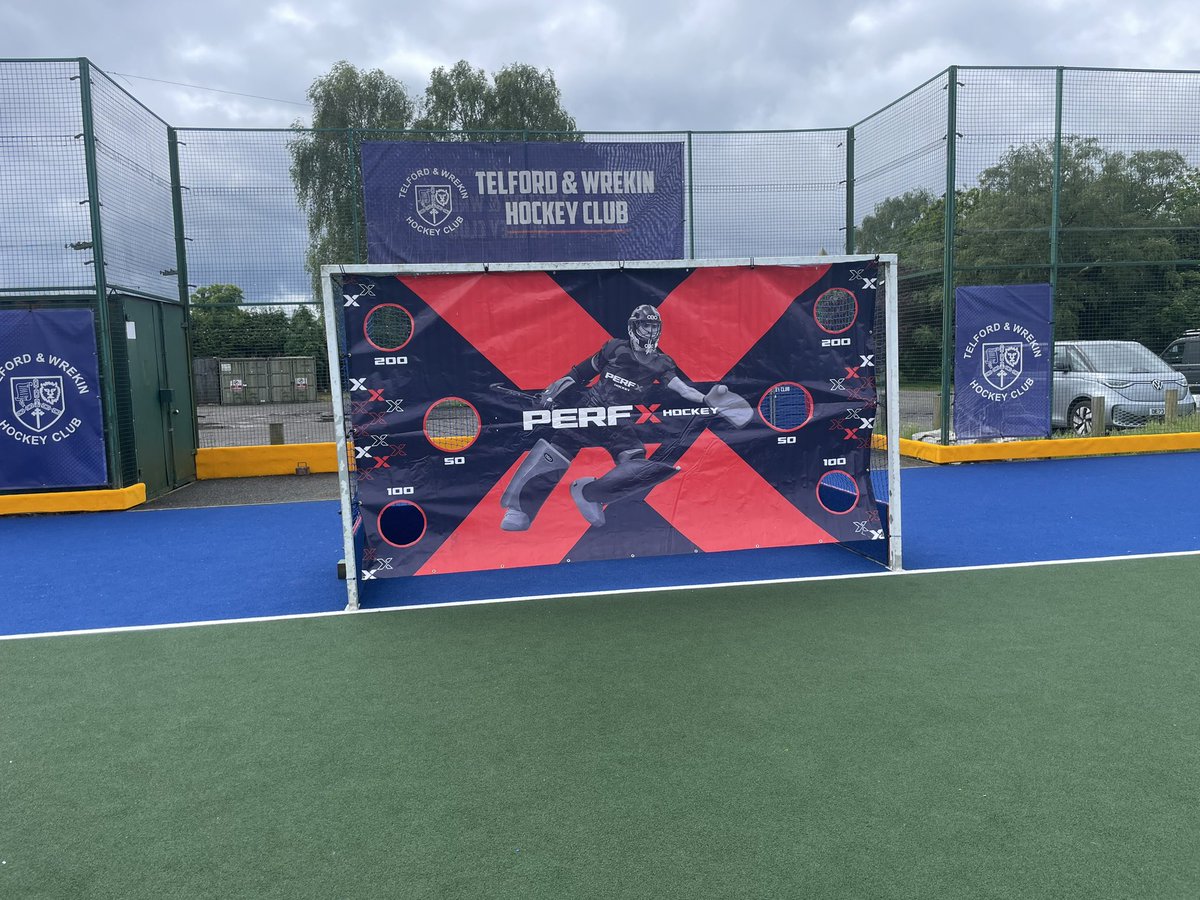 A great start to the day at our @TelfordWrekinHC camp today, the rain has held off despite the dark sky and the players have been working hard 🏑🤩 #MakeHockeyFun #PerfXHockey #HockeyCamps #HockeyCoaching #ShropshireHockey #ImprovingPERFormance
