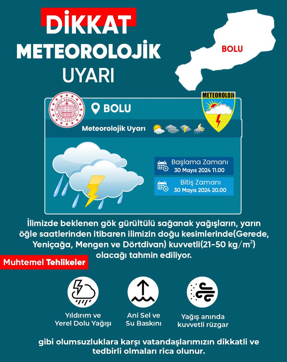 boluvaliligi's tweet photo. #meteorolojikuyarı https://t.co/4qw32BlGnW