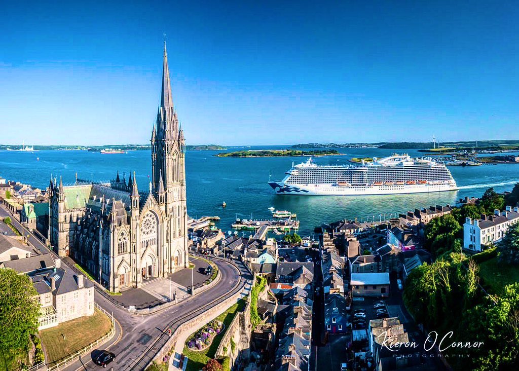 It’s going to be a busy Thursday 30 May tomorrow, MSC Virtuosa and Regal Princess are both arriving Cobh harbour, 9,939 cruise people on the Port 👍☘️😃 Kieron OConnor Photography . Gallery  #cruise #cobh #harbour #irish #ireland #Gallery