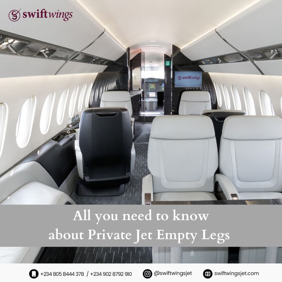 Empty legs are the return flights of private jets without passengers .You can save up to 50% on empty leg flights ,perfect for flexible travellers who are spontaneous, amazing last minute deals .
Swiftwingsjet offers these flights at attractive prices which allows you enjoy your