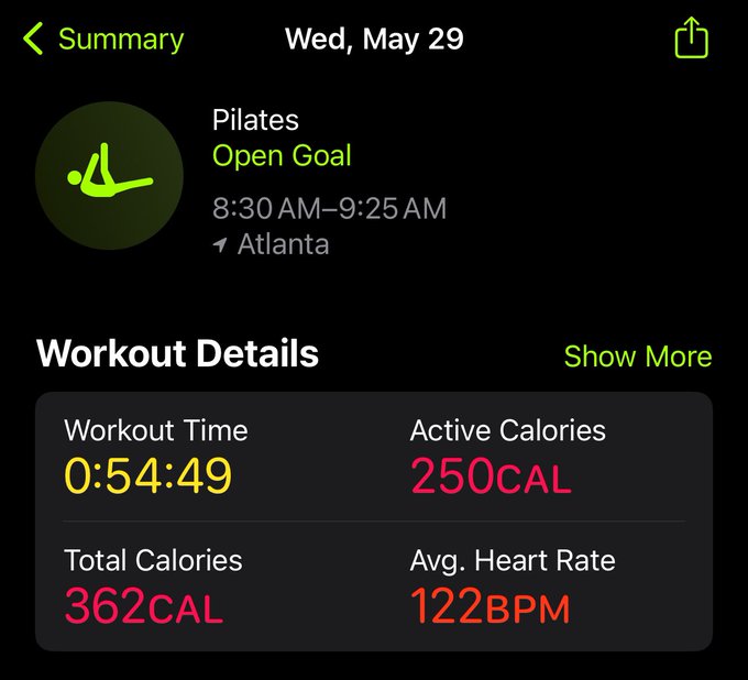 Left is a typical class &amp; right was today&rsquo;s class.  My pelvic floor feels so tight now. https://t.co