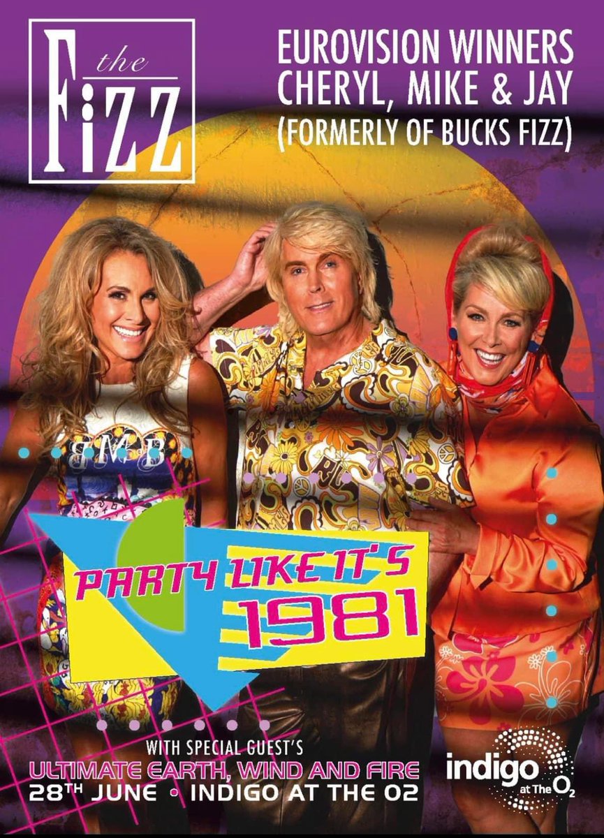 TheFizzCMJ's tweet photo. β€οΈππ
Only a month to go until @indigoatTheO2 one of Mike's final gigs with 'The Fizz'. It is going to be a night to remember. Do not miss! #EUROVISION #BucksFizz #TheFizz #partylikeits1981 #80s
Tickets:
https://t.co/2YVJ9hvgtA https://t.co/4Y0SgtsyPX