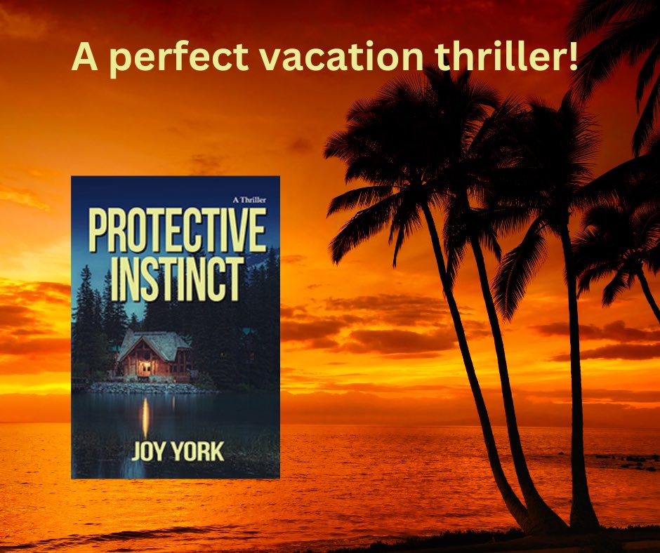 Protective Instinct: A Thriller Ebook on sale for #99cents til 6/16/2024 ⭐️ ⭐️⭐️⭐️⭐️ Review: “Author Joy York's novel Protective Instinct is a thrilling escape narrative blending suspense, crime, and intensive action.” #thriller #mystery #actionadventure #romance