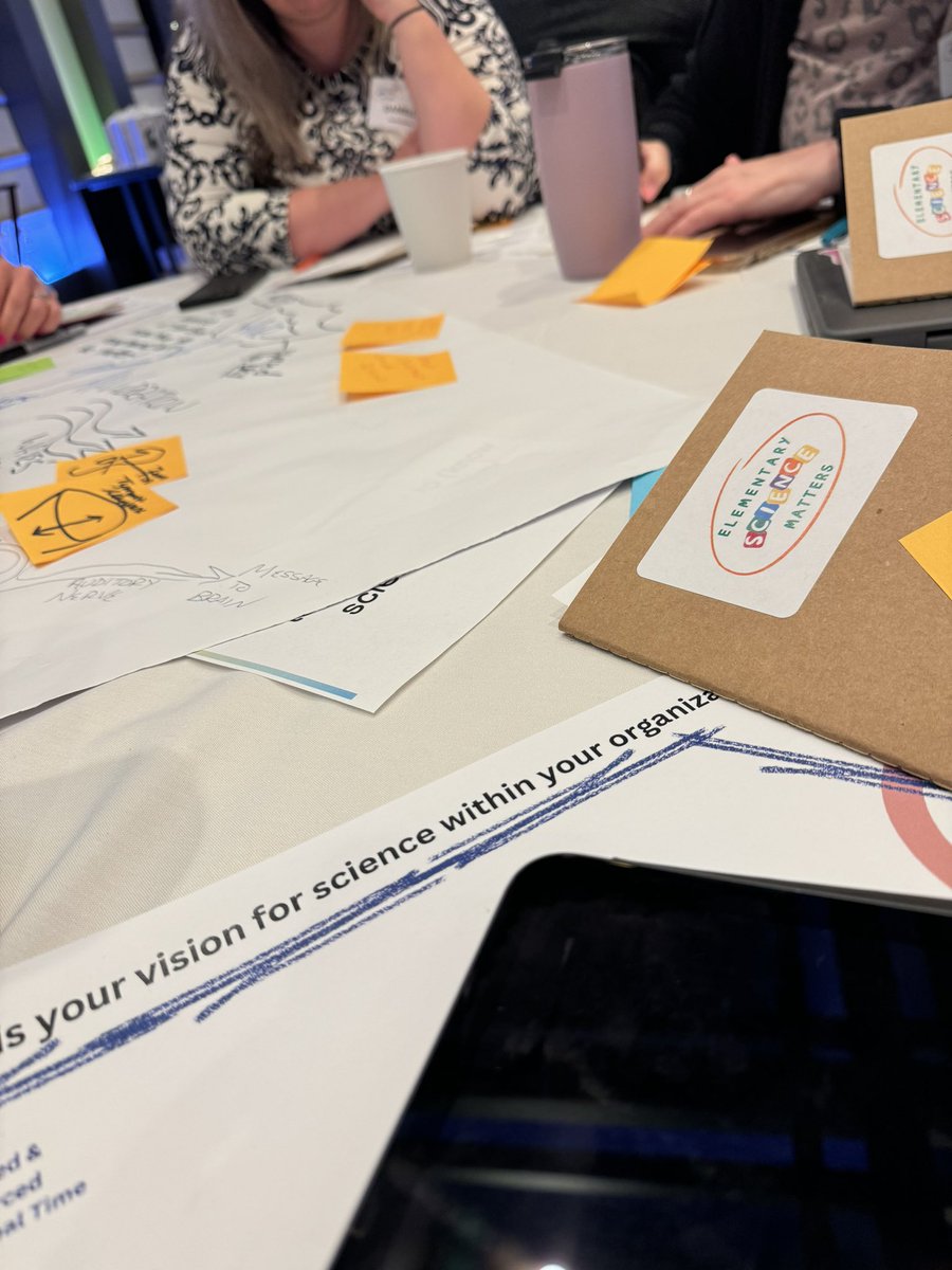 Such an exciting morning learning more about advancing science in elementary classrooms at MSU!