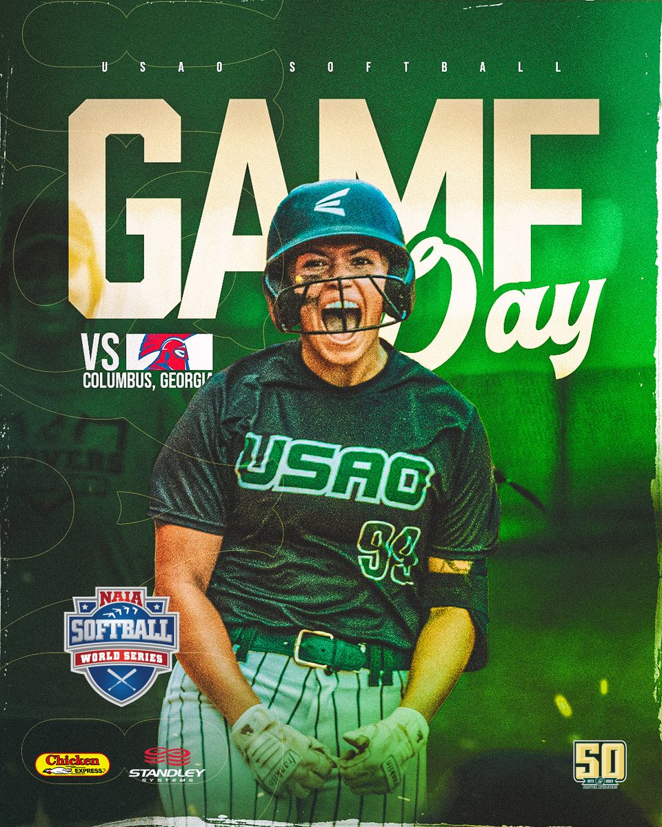 🥎𝗚𝗔𝗠𝗘𝗗𝗔𝗬🥎 One win away from the championship series‼️ 🆚: #7 Jessup ⏰: 1:00 PM CT 📍: Columbus, GA 🏟️: South Commons Complex 📺/📊: usaoathletics.com/composite #DroverNation🐎 x #DB90