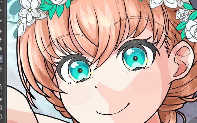 「green eyes orange hair」 illustration images(Latest)