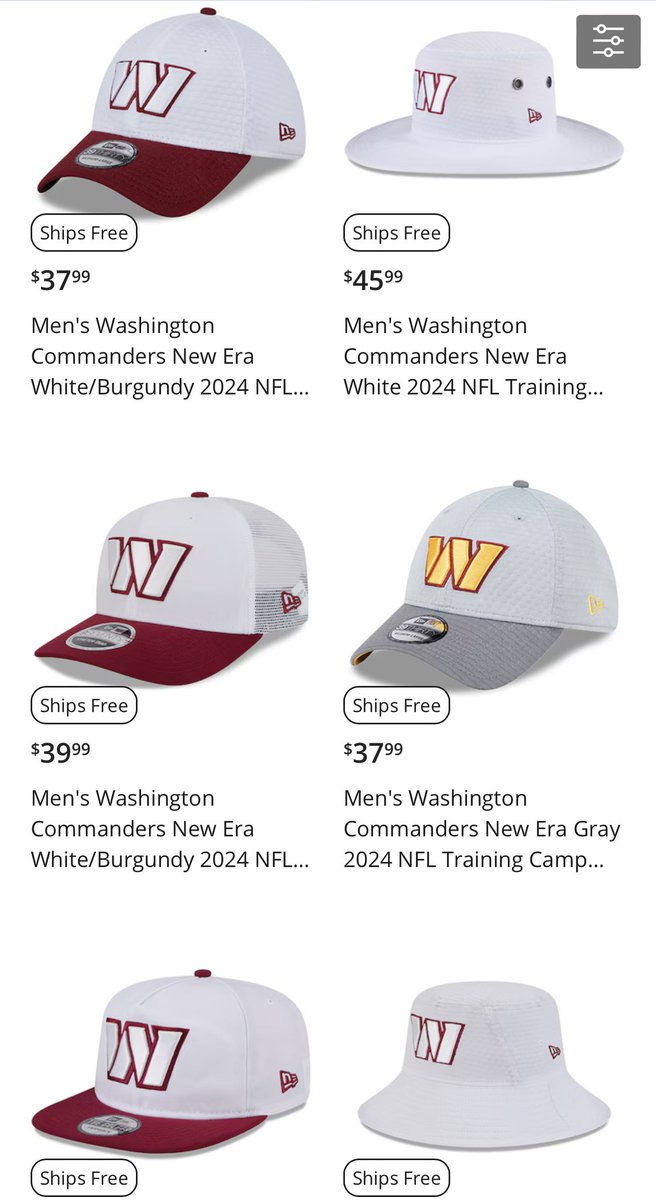 2024 #Commanders Training Camp collection dropped: