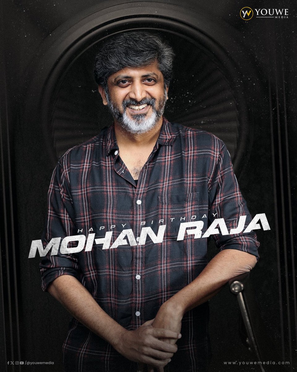 Birthday wishes to the passionate director @jayam_mohanraja Garu ✨

Best wishes for upcoming projects🎉

#HBDMohanRaja #HappyBirthdayMohanRaja #YouWeMedia