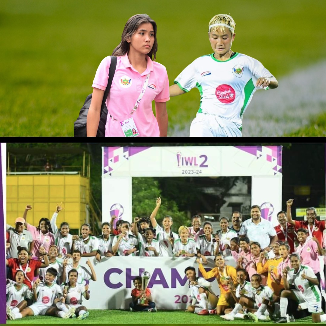 We congratulate Miss Kai Rumi and Miss Jumbalu Tayang, two outstanding football players from our state, for their contributions to Shreebhumi FC as they took the #IWL_2nd_Division by storm this year and secured a well-deserved promotion to the IWL 2024–25.