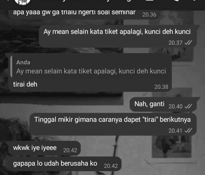 Terima kasih, mai lop, mai bestai ❣️
Pokoknya aku padamu banyak banyak 🥺❣️