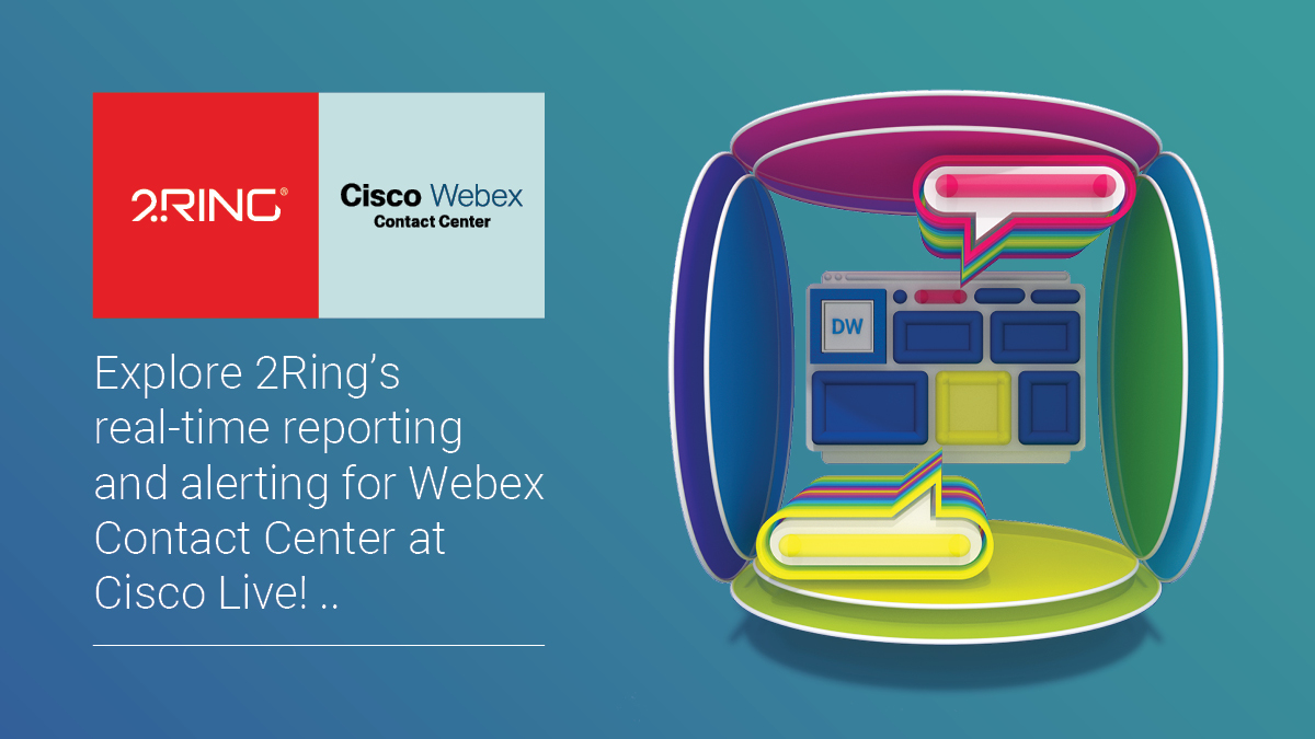 2RingCX's tweet photo. π#CiscoLive is just around the corner! π We're excited to see you there! Stop by 2Ring's booth to discover our latest innovations in #realtimereporting for #WebexContactCenter. Let's connect, learn, and take your #contactecnter to the next level! See you soon! #WxCC #WebexCC https://t.co/Wc8uL2ZIt1