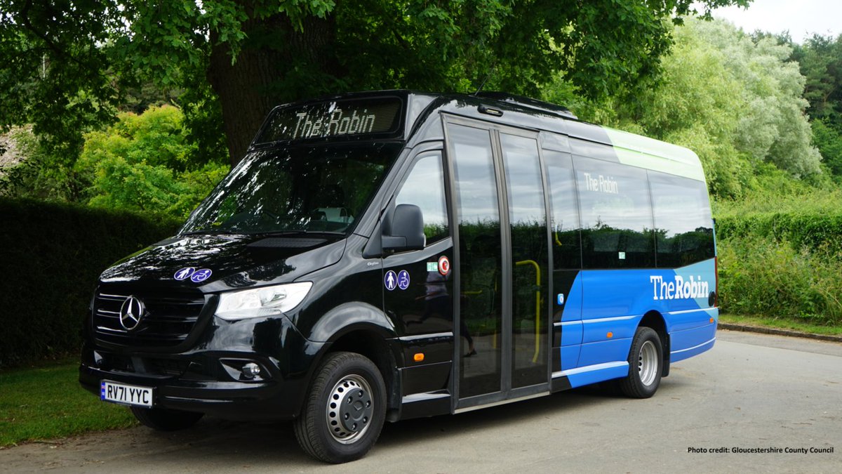 Did you know❓ Gloucestershire County Council have a bespoke on-demand bus service, called ‘The Robin’, to help connect rural areas. 🚌 The Robin is already in the North Cotswolds and from 10 June it will be available in the South Cotswolds. 👉 gloucestershire.gov.uk/gloucestershir…
