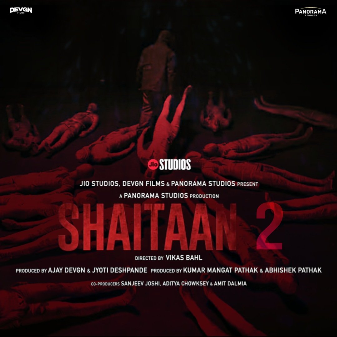 Get ready for another thrilling showdown! #Shaitaan2 has been announced, featuring the dynamic duo of @ajaydevgn and @ActorMadhavan, with #VikasBahl set to direct.