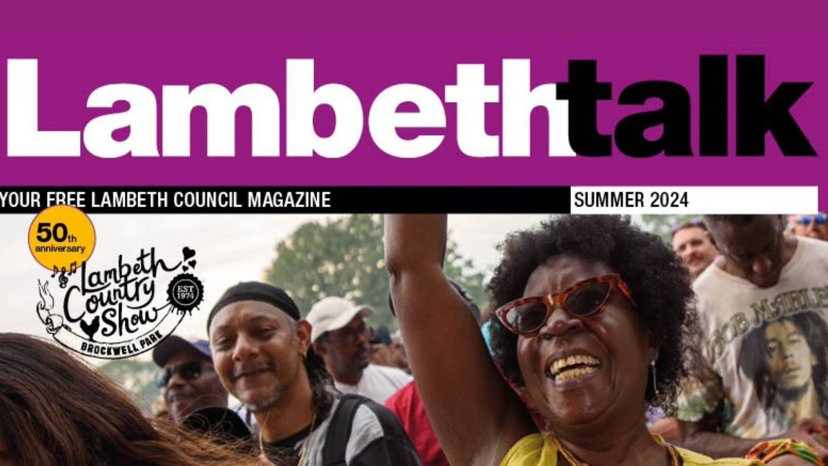 😎 🌞 Celebrate Summer in Lambeth with Lambeth Talk magazine. 24 free pages with news on Lambeth Country Show, Windrush Day, help with the cost of living crisis, parenting, climate action & more... Free delivery to your door or download your copy orlo.uk/VRqhU