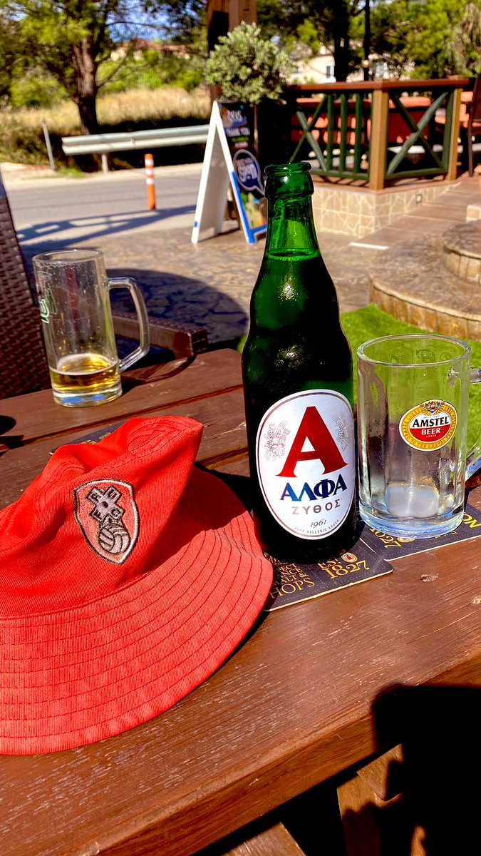 First trip to Zante this year. Bucket hat on its fifth year #rufc
