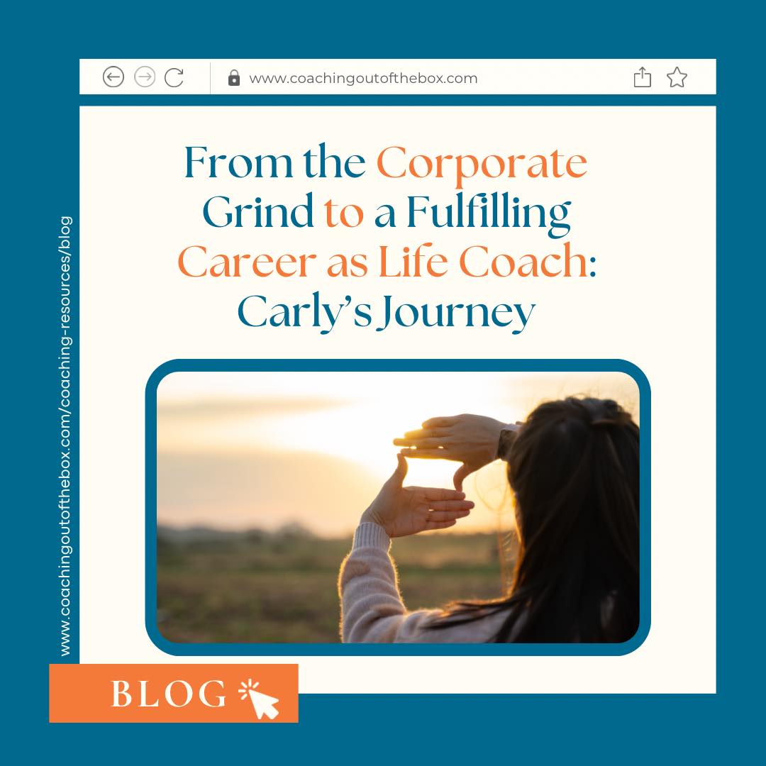 Sometimes, the road to fulfillment is uncertain.

Read Carly’s story here: coachingoutofthebox.com/.../from-the-c…...

You can also sign up now to start your own coaching journey.

#ExecutiveCoaching #JourneyToSuccess #CorporateEmpowerment #CorporateLeadership #ICFCredential