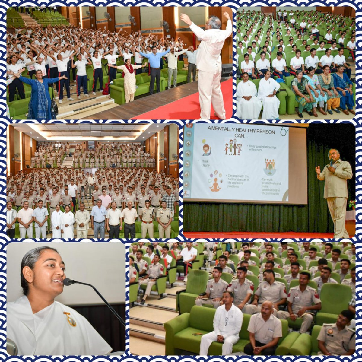 🧠 @DPA sessions on 'mental wellbeing  on de-addiction' @ Dwarka and JK campuses
💬 Grateful to the experts from Brahma Kumaris for their enlightening interactions
📱Transitioning from reel to real life to empower 1200 trainees, including females 👩‍🎓
 #DeAddiction
 #delhipolice