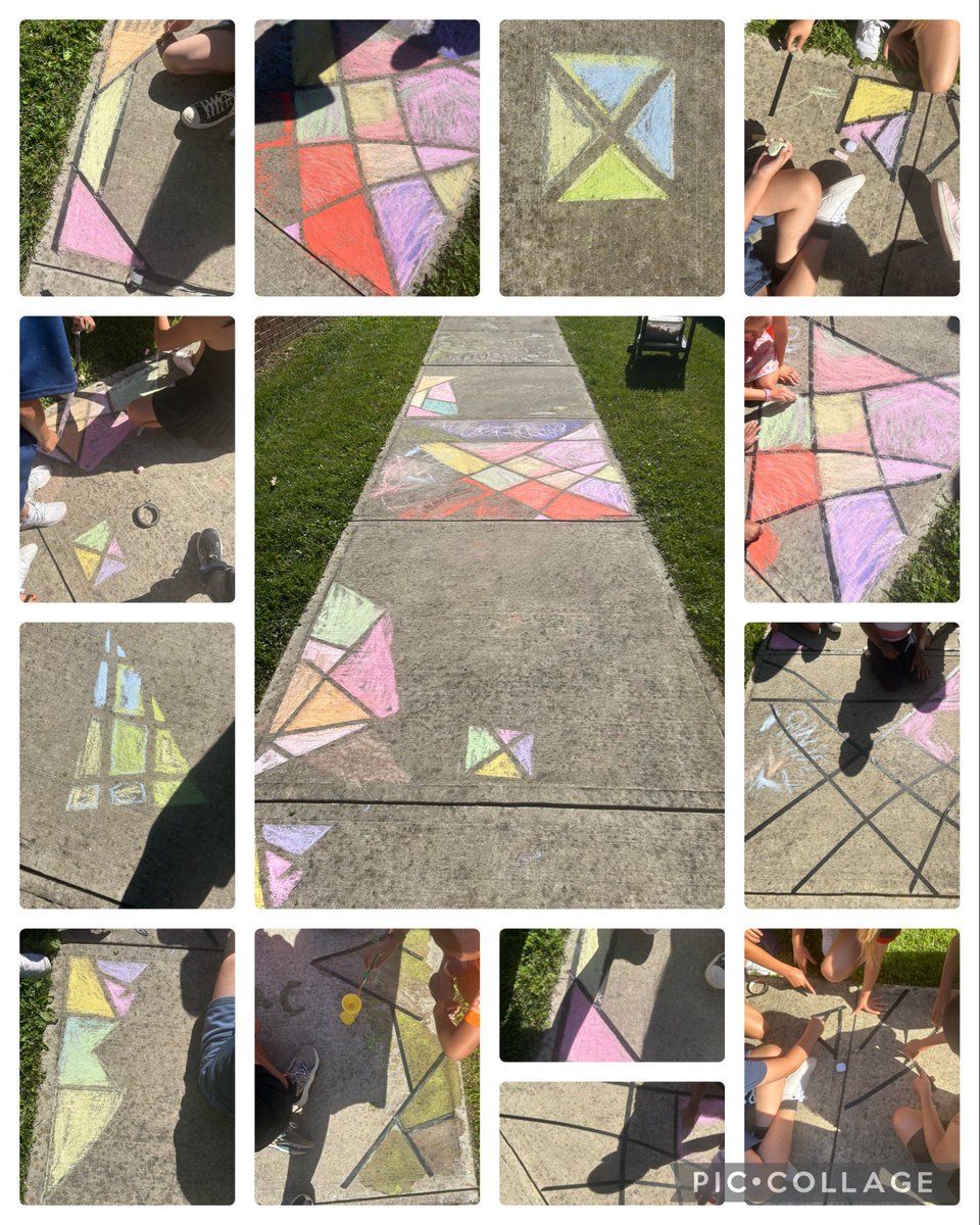 A beautiful day for our final Spartan Buddies group! Chalk art with these amazing artists @DPalaia @ASteckhahn #waysiderocks #spartanlegacy