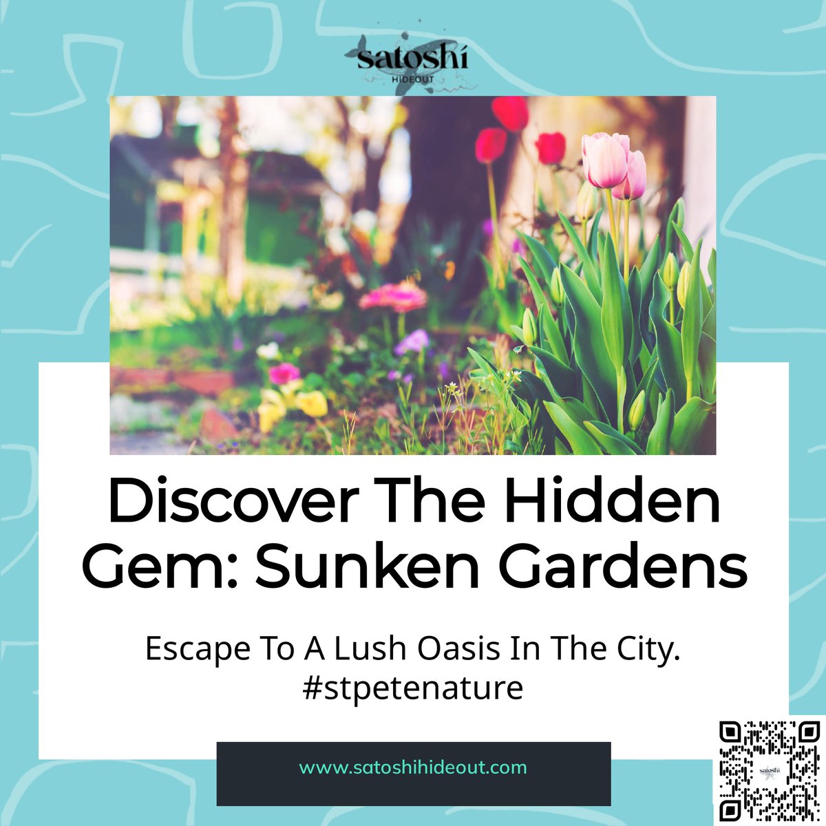 Did you know that the Sunken Gardens in St. Pete, is home to over 50,000 tropical plants and flowers? It's a true botanical paradise waiting to be explored right in the heart of the city.

#SatoshiHideout #TheHideoutYouveBeenLookingFor #FullyFurnishedUnits #StPete #Tampa