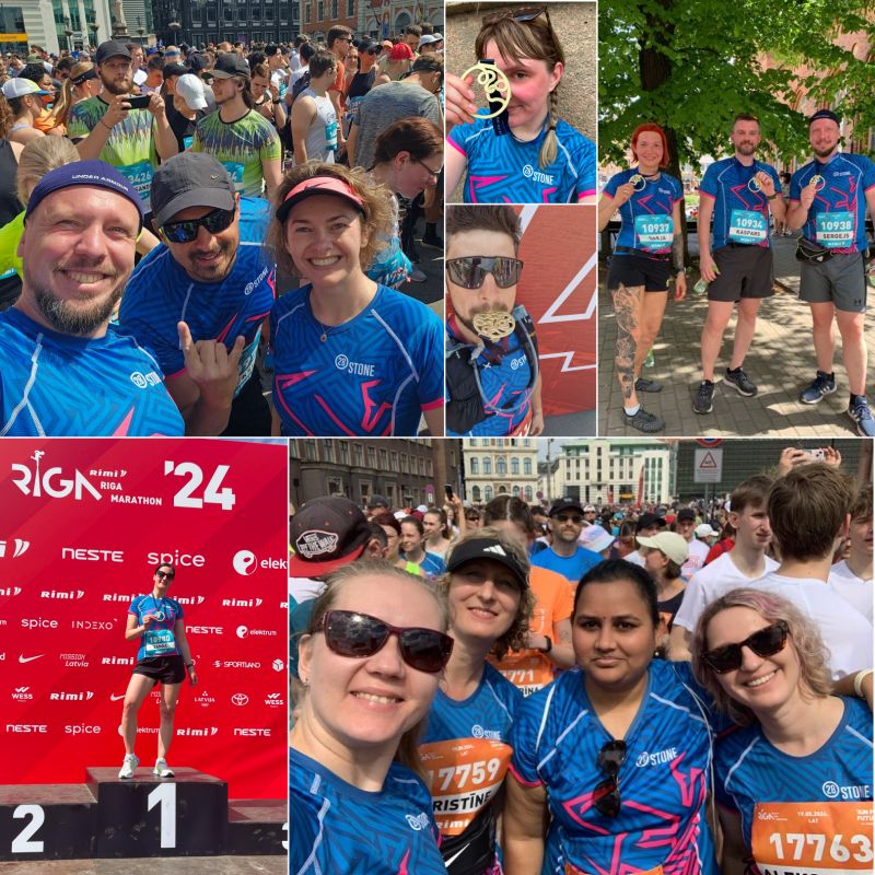 28StoneInc's tweet photo. 28Stone takes on the #RimiRigaMarathon! This past month, 30 of our amazing team members conquered all distances - 5k, 10k, half-marathon, and full marathon. Despite the heat, our team had a fantastic time and enjoyed the beautiful streets of Riga! https://t.co/76yOi9NCmu