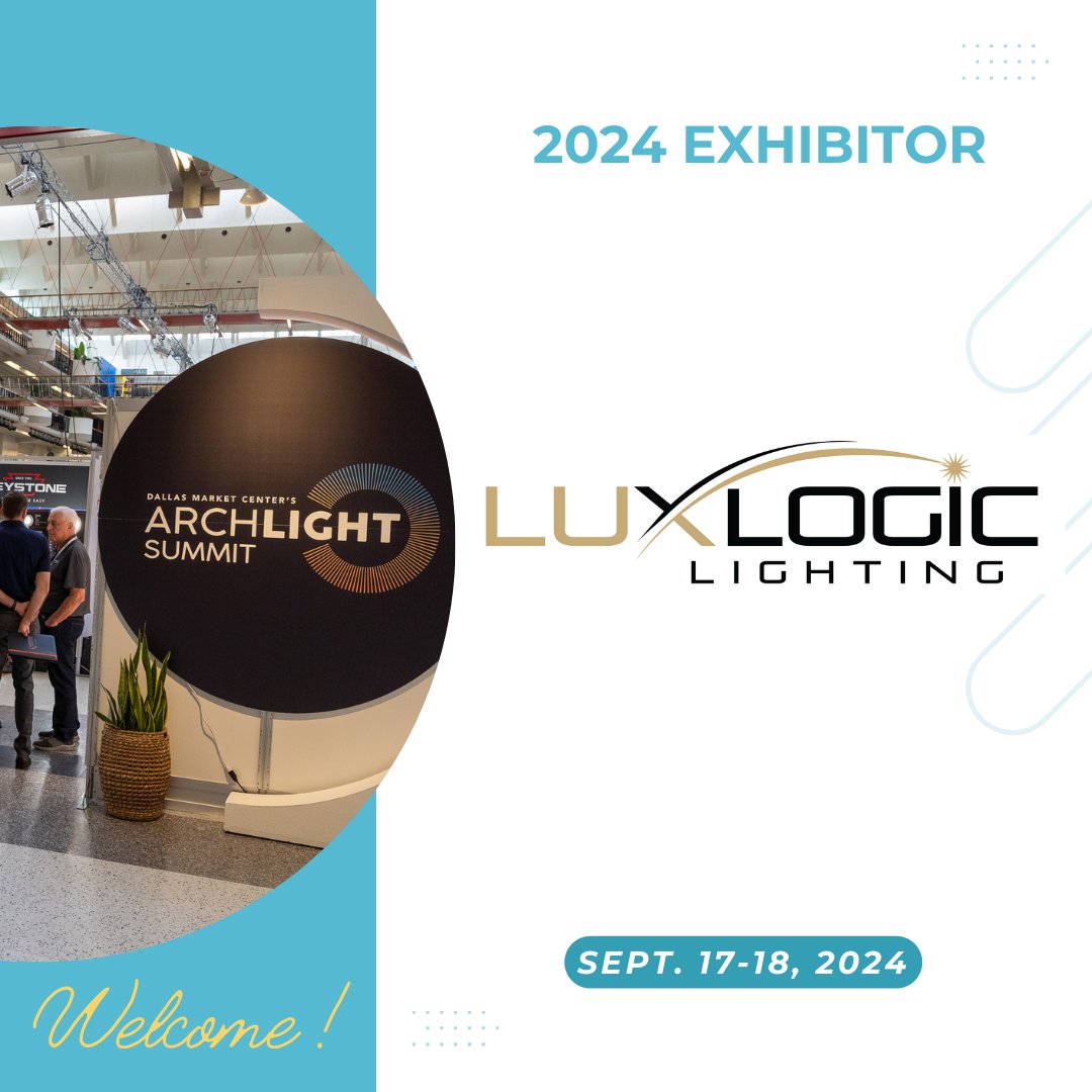 Join us in welcoming Luxlogic Lighting to the ArchLIGHT summit family!
archlightsummit.com/exhibit 

#lightingdesigner #architect #interiordesigner #inclusive #diverse #innovative #industryevent #DallasMarketCenter #onlythebest #archLIGHTsummit