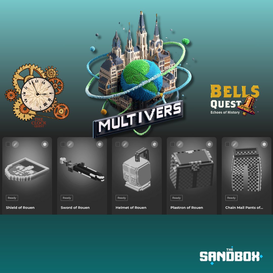 Multivers ๐ (@csmultivers) on Twitter photo ๐ EXCLUSIVE GIVEAWAY ๐
๐ Win 3 Rouen Knight skins in NFT <a href="/TheSandboxGame/">The Sandbox</a>!
To participate:
โ
Follow <a href="/csmultivers/">Multivers ๐</a>, <a href="/TheClockQuest/">The Clock Quest</a>, and @BellsQuest
โ
Like and RT this post
โ
Tag friends (the more you tag, the more points you earn!) ๐
๐ WINNERS : 02/06/2024 ๐ ON DISCORD ๐ EXCLUSIVE GIVEAWAY ๐
๐ Win 3 Rouen Knight skins in NFT <a href="/TheSandboxGame/">The Sandbox</a>!
To participate:
โ
Follow <a href="/csmultivers/">Multivers ๐</a>, <a href="/TheClockQuest/">The Clock Quest</a>, and @BellsQuest
โ
Like and RT this post
โ
Tag friends (the more you tag, the more points you earn!) ๐
๐ WINNERS : 02/06/2024 ๐ ON DISCORD