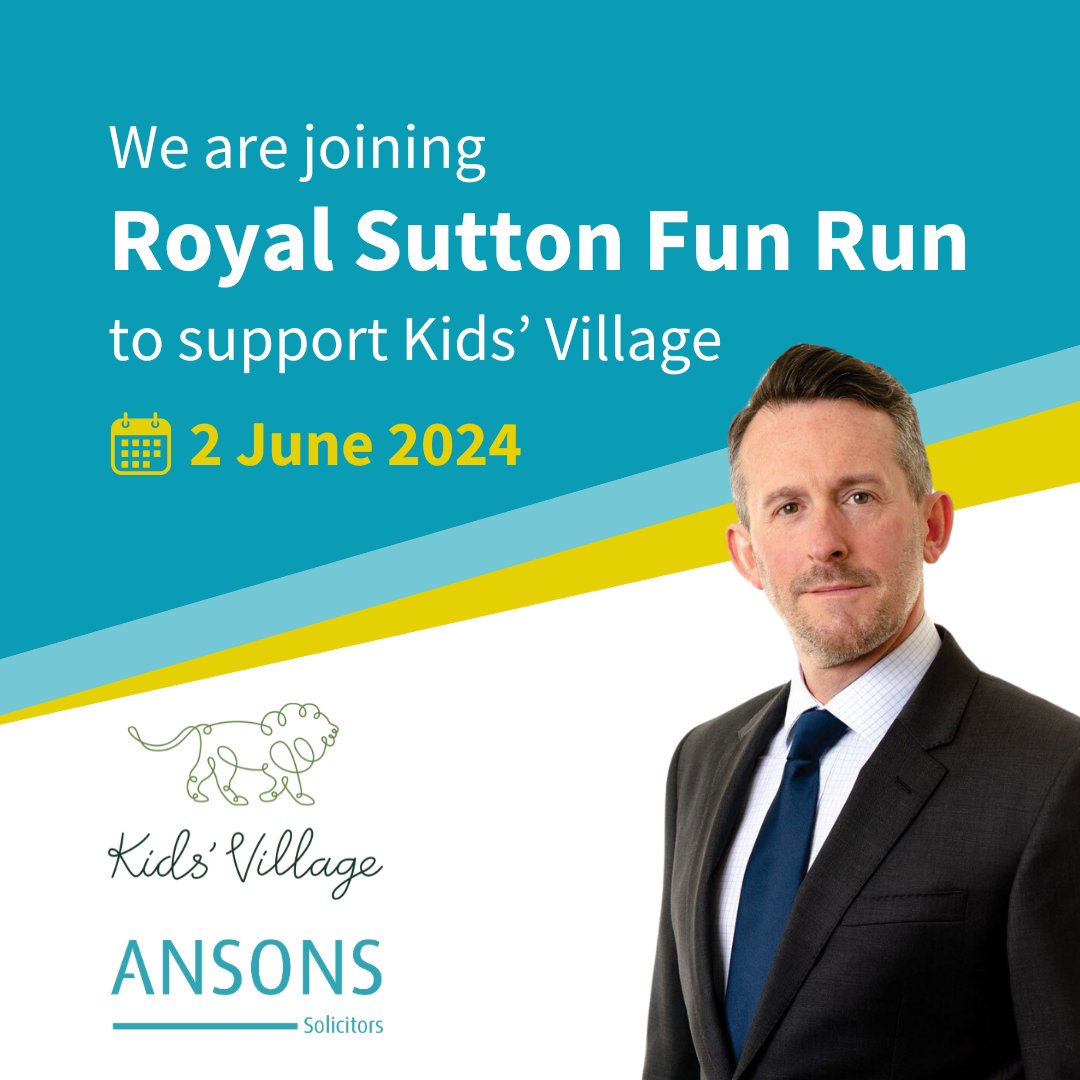 AnsonsLegal's tweet image. There’s not long left until @SuttonFunRun!

We’re swapping our suits for running shoes to raise money for the incredible @TheKidsVillage.

Read more: bit.ly/3wVdF4Y

#SuttonColdfieldBusiness #SuttonFunRun #Fundraiser