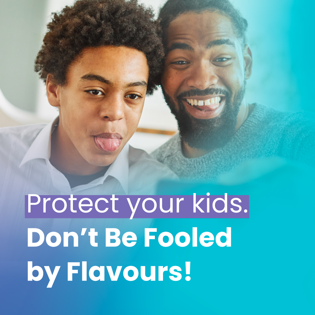LungHealthFdn's tweet photo. Parents, beware! Vaping lures kids with enticing flavours &amp; “high-tech” gadgets. It also makes them 3.6X MORE LIKELY to smoke! 🪤 This #WorldNoTobaccoDay, learn about the benefits of quitting at https://t.co/92qOe4dsNd. 🚭 https://t.co/oR5bcwy56W