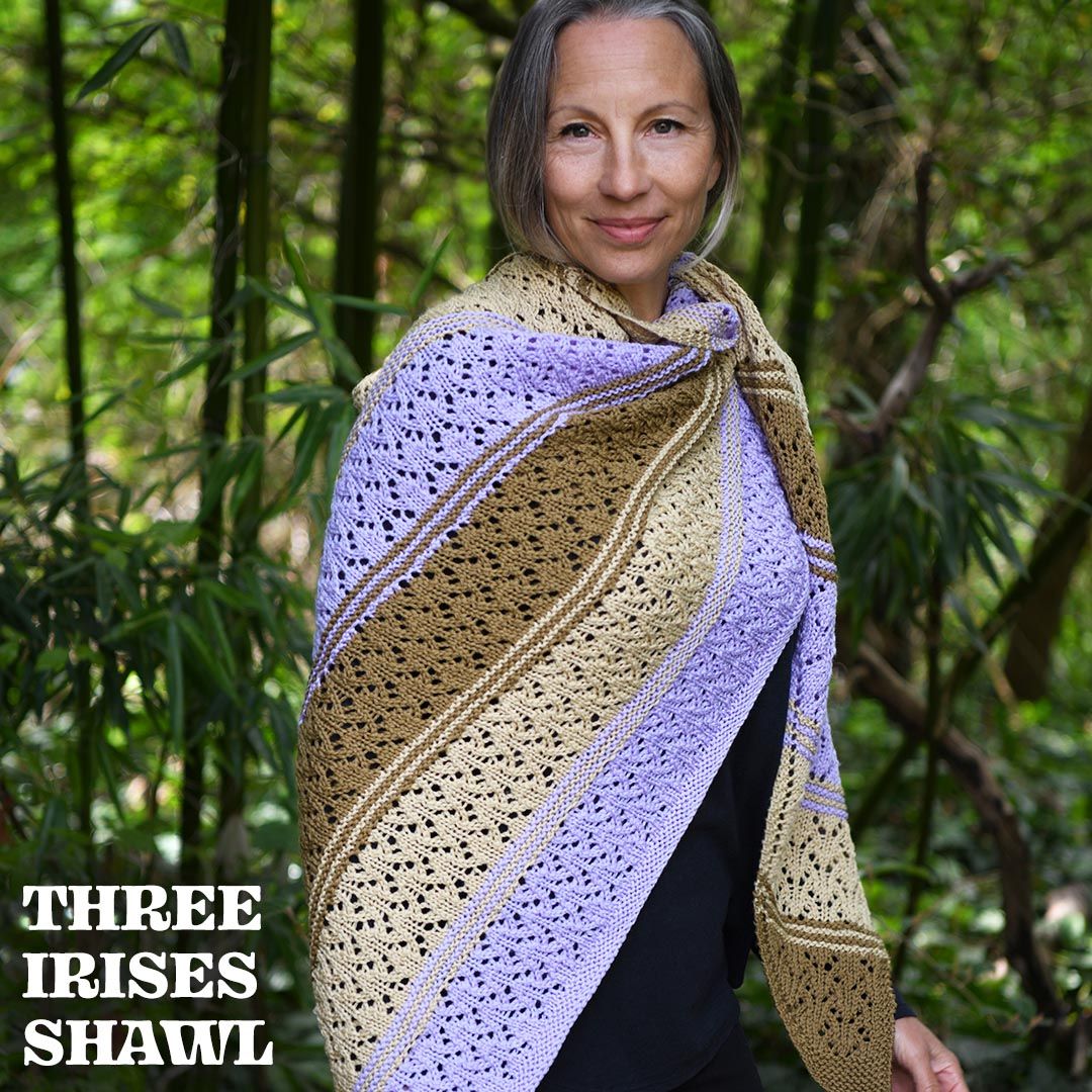 CascadeYarns's tweet image. Three Irises Shawl in 220 Superwash Sport
Designed by Nancy Lekx
This free pattern is available on our website - buff.ly/4bNcKSU 
#CascadeYarns #CascadeFreePattern #freepattern #220SuperwashSport #knitshawl #iris #spring #pretty