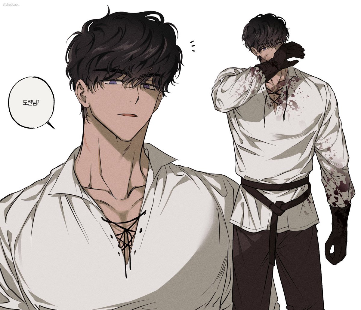 chobbab_'s tweet image. OC 주종 AU