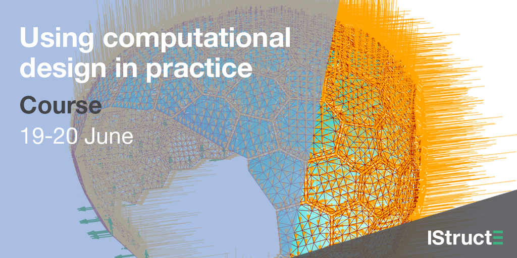 Learn various computational design methods and systems, encouraging experimentation with visual programming (using Grasshopper) and text-based programming (using C#), while demonstrating how automation can improve engineers' workflows.

Book your place: istructe.org/events/hq/2024…