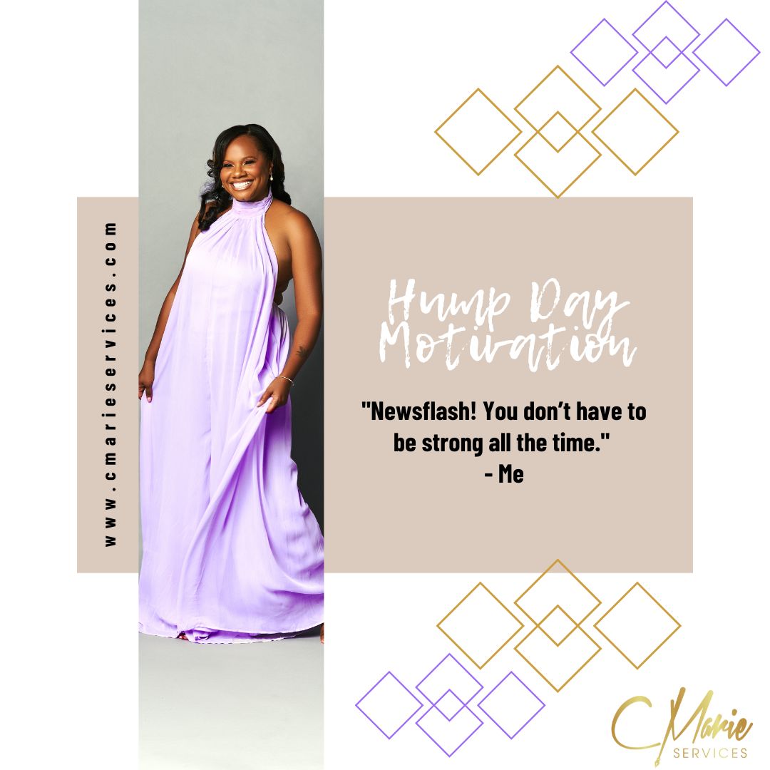 CMarieServices's tweet photo. Yelling it for the people in the back! Being strong all the time is draining and detrimental to your health! Do whatever it takes to lighten your load.

#virtualassistant #selfcare #grace #growth #professionalblackwomen #entrepreneur #virtualhelp #cmarieservices #womanowned https://t.co/mjCx7CZhsE