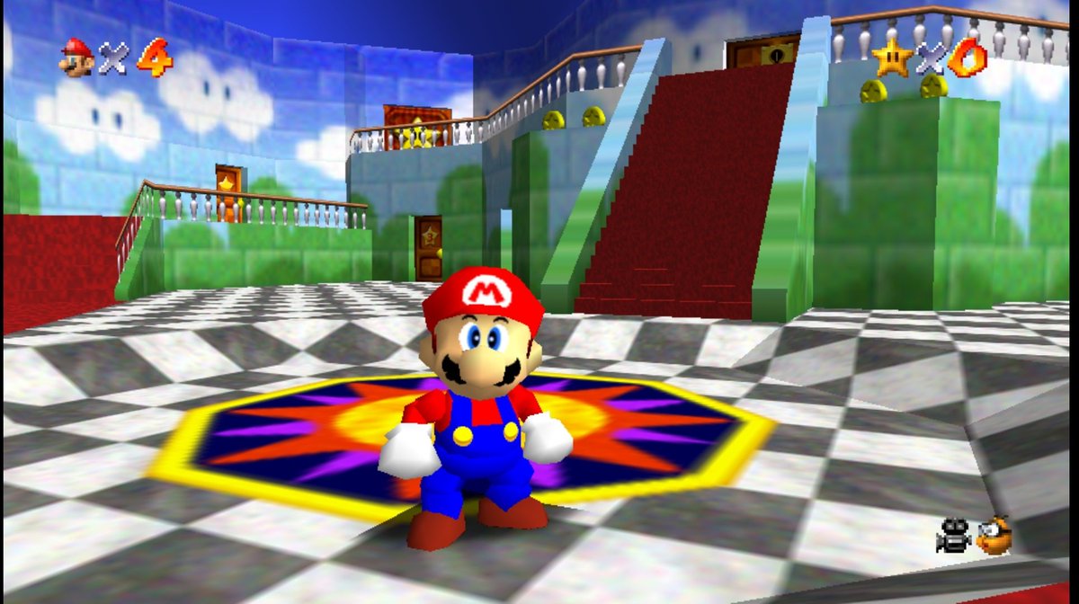 I've never really had the chance to play any mario games other than Super mario bros, and now it's my first time trying Super mario 64! So excited!!