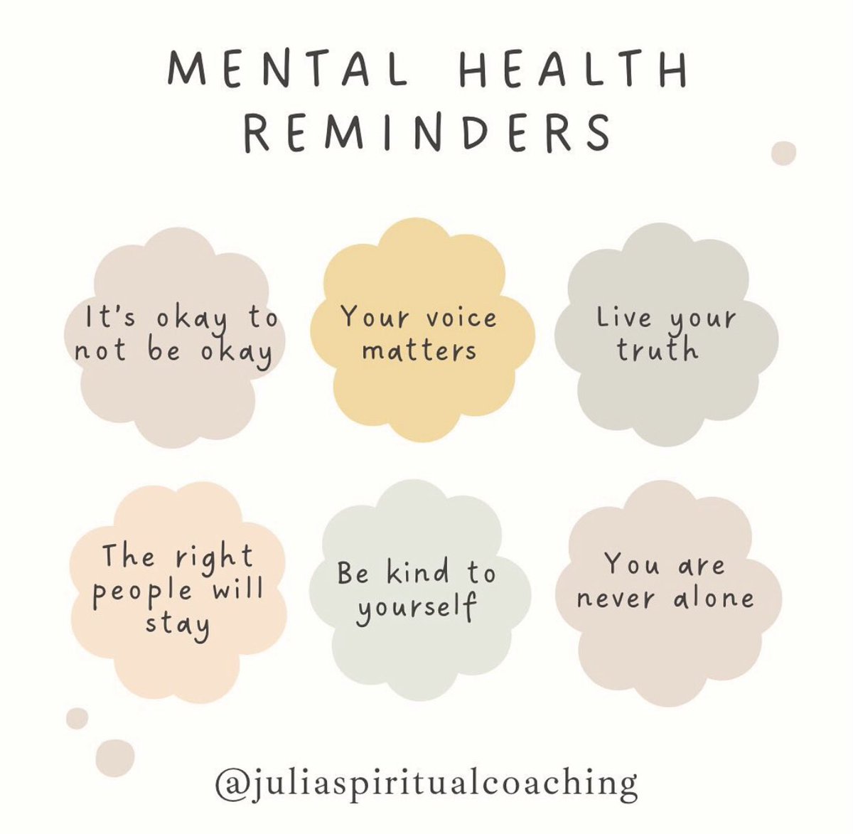 MentallyAwareNG's tweet photo. Today we are reminding you that You matter, it’s okay to not get it right on the first try, you’re not alone in this, we’re always here for you 🫶💚
📸: @juliaspiritualcoaching
#ItsGoingToBeOkay
#YouMatter
#MANicares https://t.co/3PfVJ6tnpb