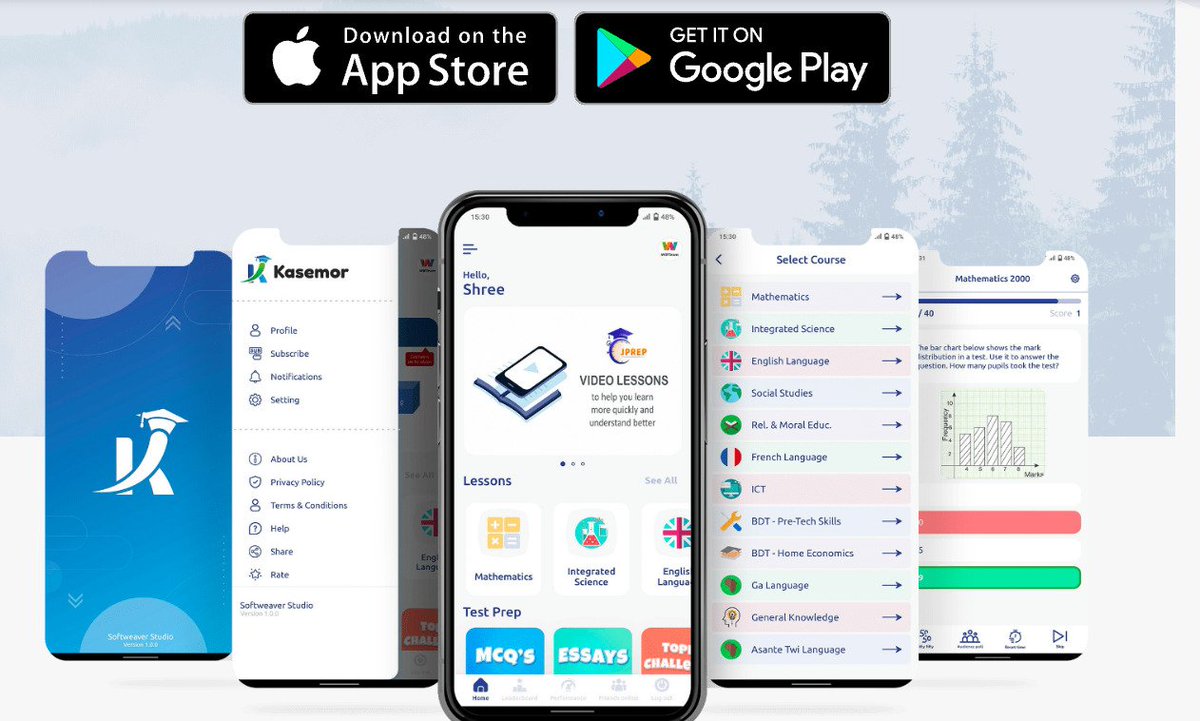 cj_wingz's tweet image. An innovative learning platform for B.E.C.E candidates to prepare adequately for this year's exams as they look to excel by learning smart. #Softweavergh #Kasemor #spintex #Accra #Ghana #JHS #GES