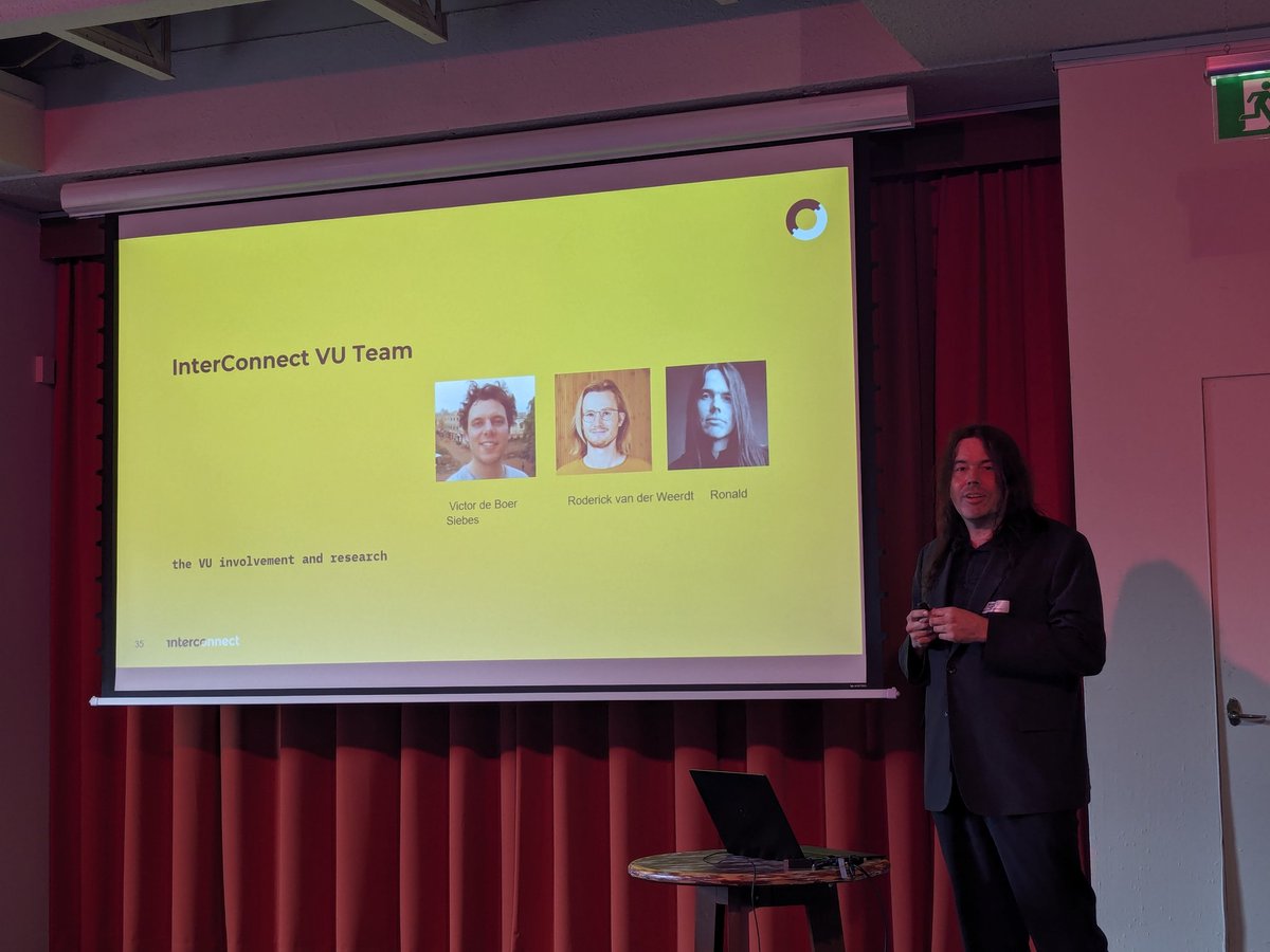 Jacco van Ossenbruggen (@jrvosse) on Twitter photo Ronald Siebes discusses #IoT, interoperability and AI. #interconnect #SAREF <a href="/UserCentricDS/">User Centric Data Science at VU</a> Ronald Siebes discusses #IoT, interoperability and AI. #interconnect #SAREF <a href="/UserCentricDS/">User Centric Data Science at VU</a>