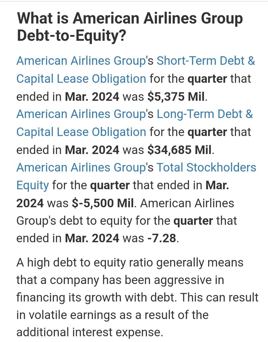American Airlines $AAL Share Price $11.37 (-15.4%) Brokers downgraded, citing weakening ticket pricing power. Mgmt's strategy isn't working as planned? Current sky-high debt can rattle investors' nerves. Shares on a low p/e for a reason. No rush to buy. Investgate further!