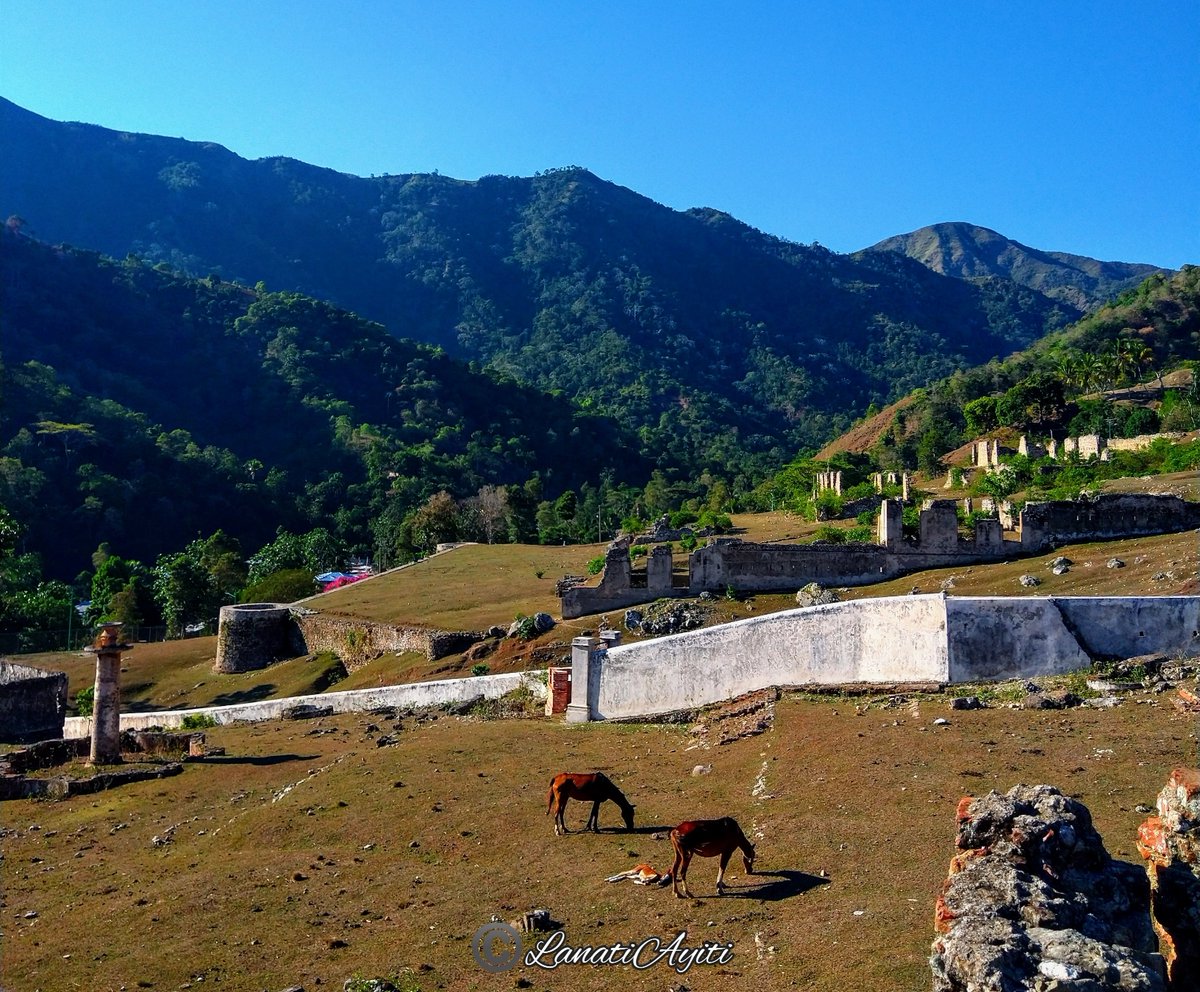 Good morning from Palais Sans Souci! ☀️⛰️🐎🇭🇹