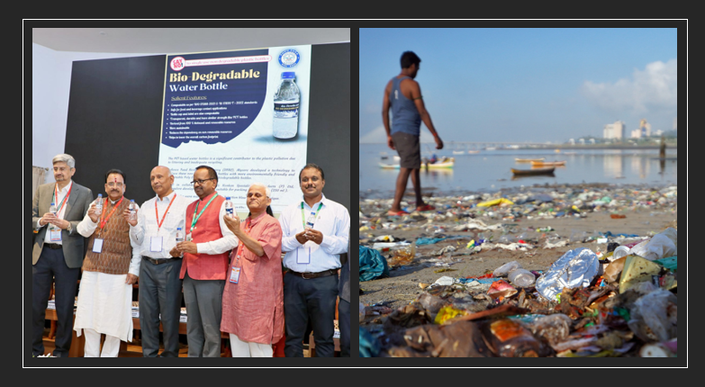 Excessive plastic waste and inadequate recycling infrastructure led researchers in India to develop a blow molded water bottle that is 100% biodegradable down to the cap and label. Learn more bit.ly/4515O0z #Extrusion #BlowMolding #PlasticsNews