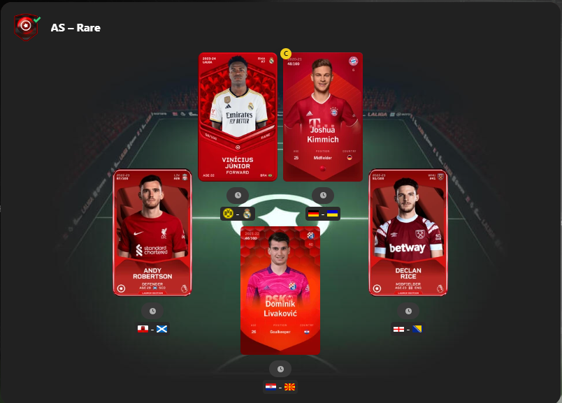 Just realised the international friendlies are covered, let's gooo! 😍
Normally I couldn't care less for them, but this time is different!

#Sorare